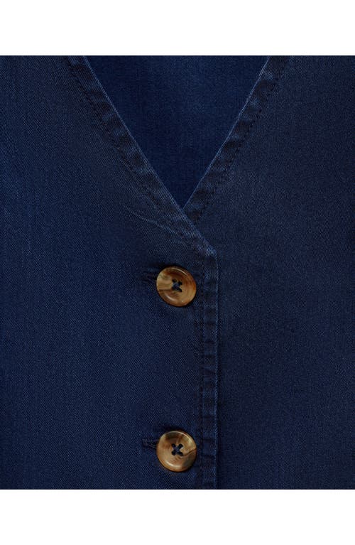 Mango Denim Effect Vest