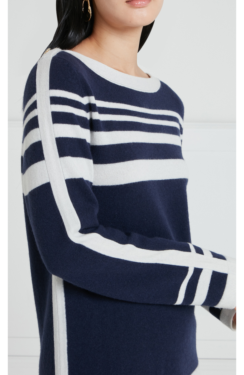 Temperley London Bretton Knit Top, Alternate, color, Navy