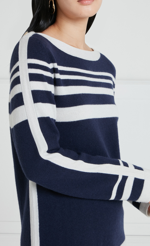 Temperley London Bretton Knit Top In Blue