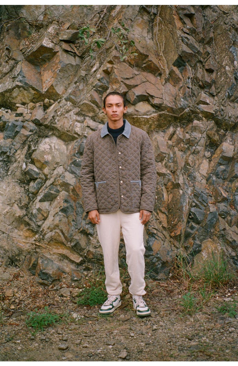 Tombolo 'Quack' Quilt, Alternate, color, Olive Green