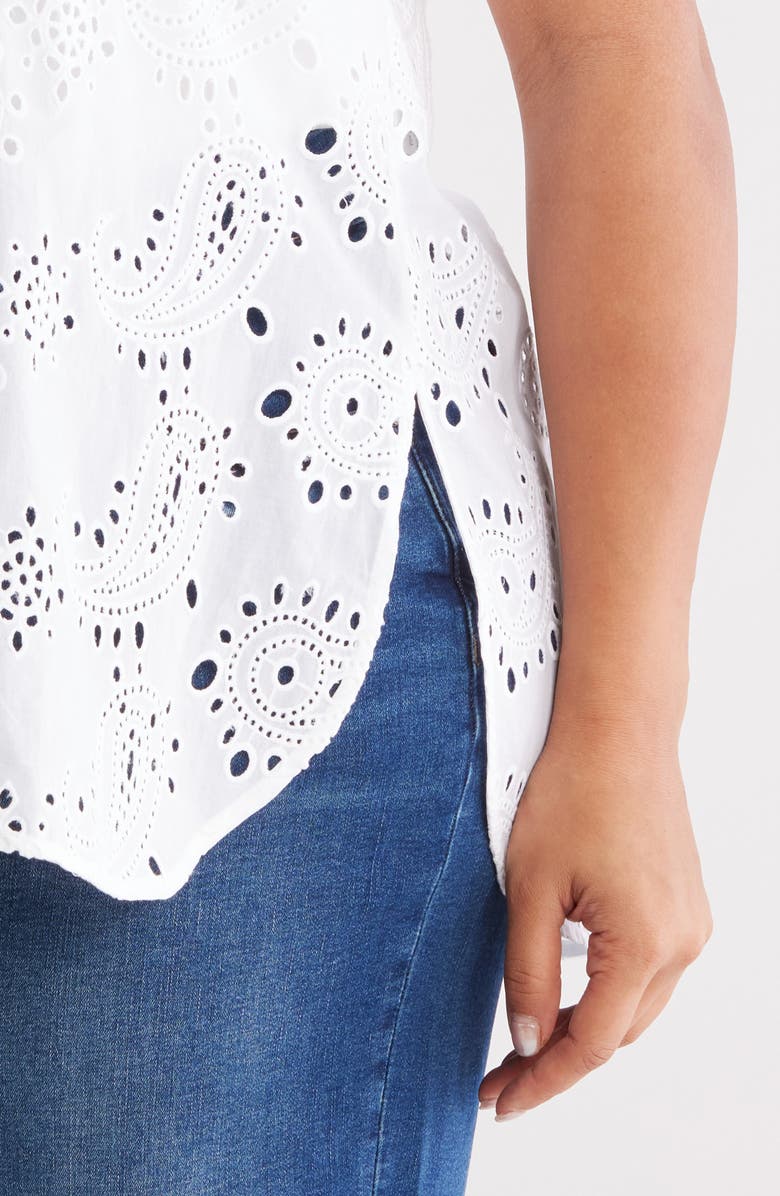 Universal Standard Short Sleeve Shirt, Alternate, color, White