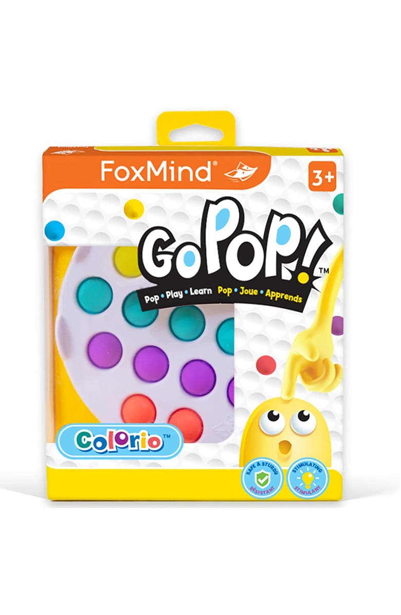 FoxMind Games Go Pop! Colorio The Original and Ingenious Tactile Game, Main, color, Multicolored