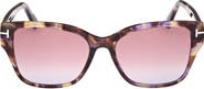 TOM FORD Elsa 55mm Butterfly Sunglasses