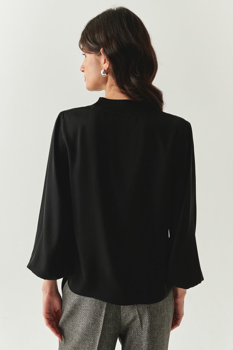 Joelle Long Sleeve Blouse, Alternate, color, BLACK