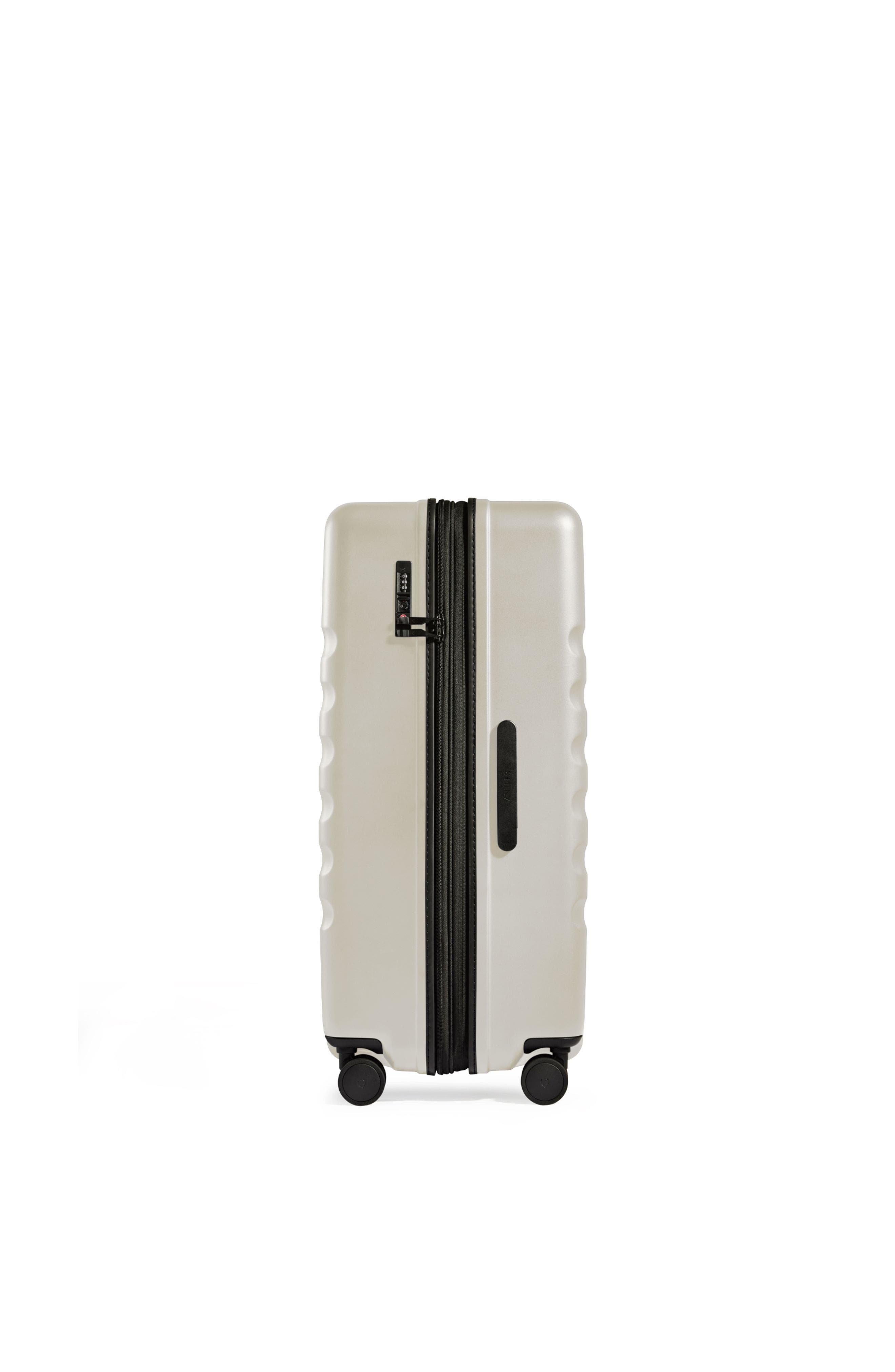 ANTLER Icon Stripe Large Suitcase, Alternate, color, Taupe