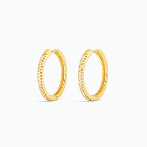 The Luminelle Pavé Hoops