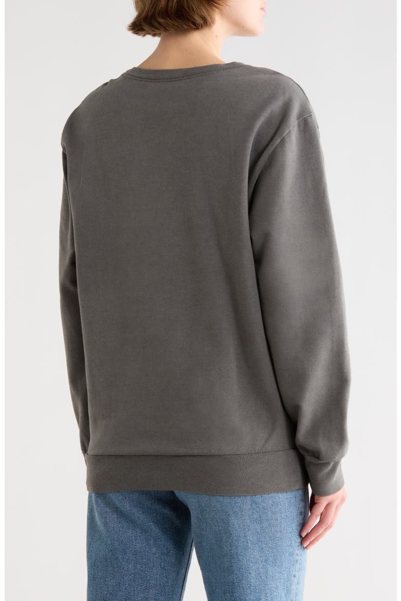 Los Angeles California Graphic Sweatshirt, Alternate, color, BLACK/ GREY