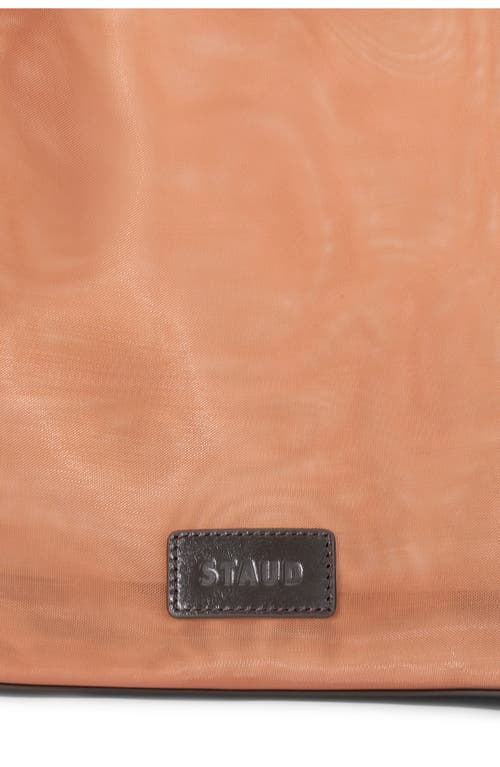 Staud Large Christos Mesh Tote In Brown