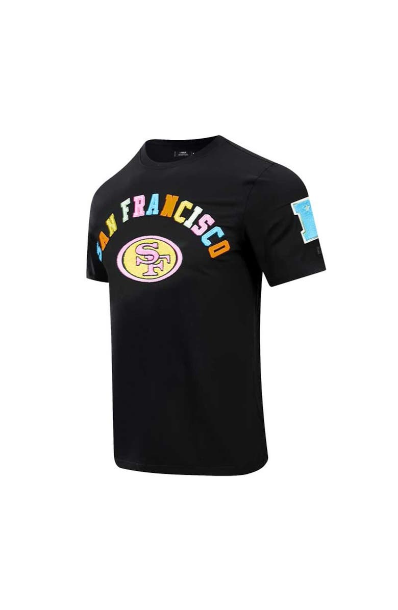PRO STANDARD Men's Pro Standard Black San Francisco 49ers Neon Graphic T-Shirt, Alternate, color, Black