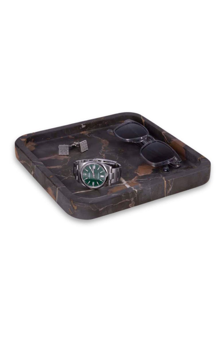 Marble Tray, Alternate, color, BROWN