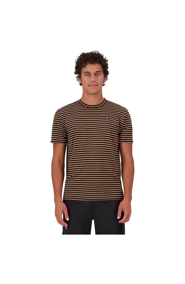 Mons Royale Icon Merino T-Shirt - Men's, Main, color, Mr Stripe Toffee