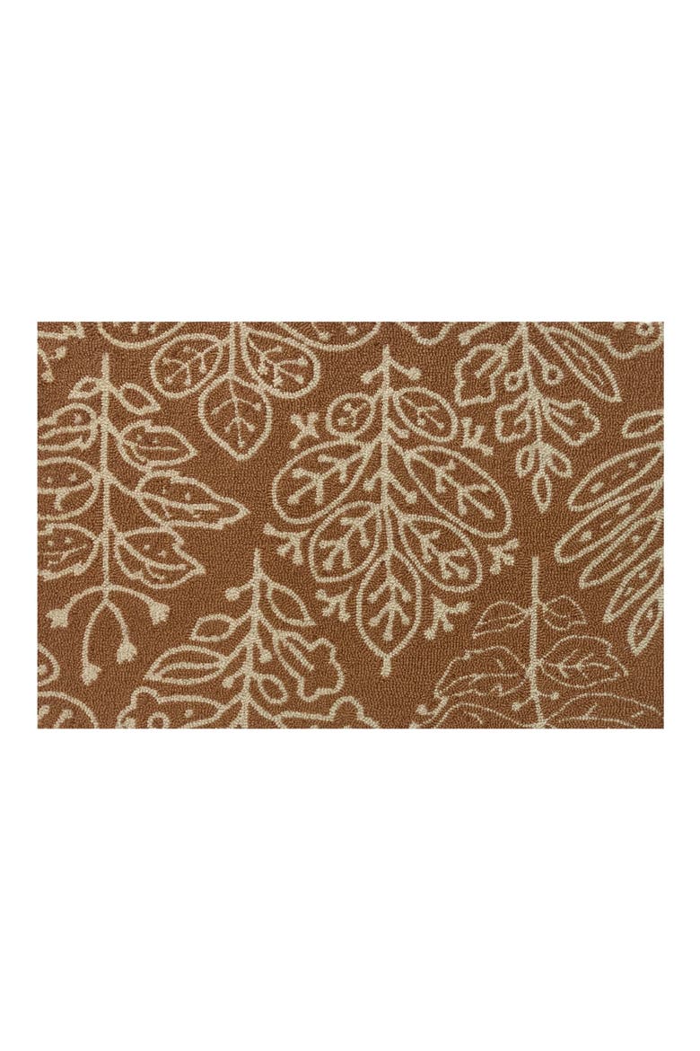 Botanical Tile Doormat, Main, color, SPICE TAN WHITE