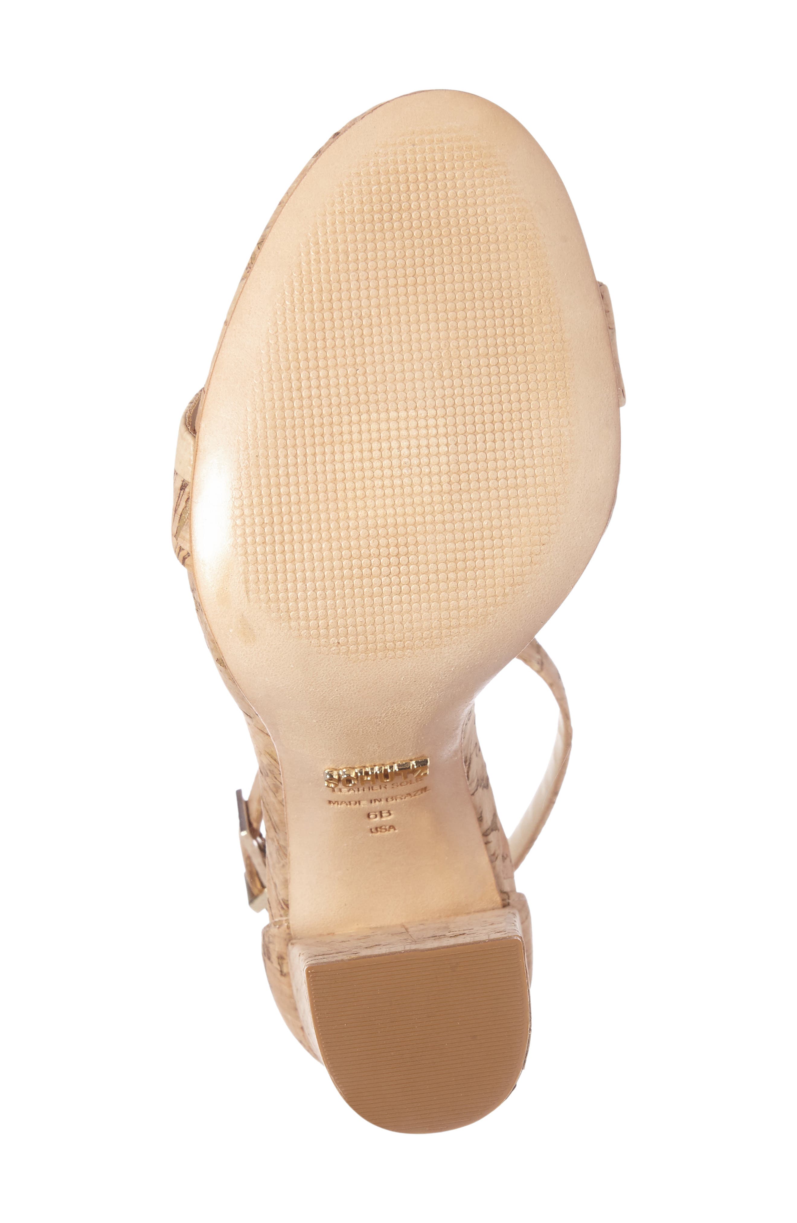 Enida Sandal, Alternate, color, NATURAL LEATHER