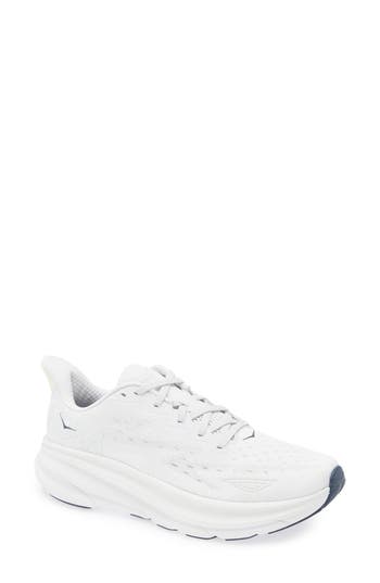 Hoka Clifton 9 Running Shoe In White