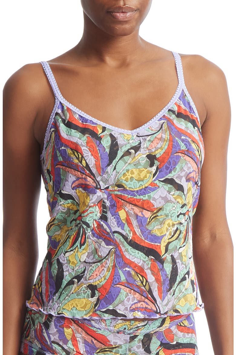 Daily Lace™ Print Camisole, Main, color, SUMMER SOLSTACE