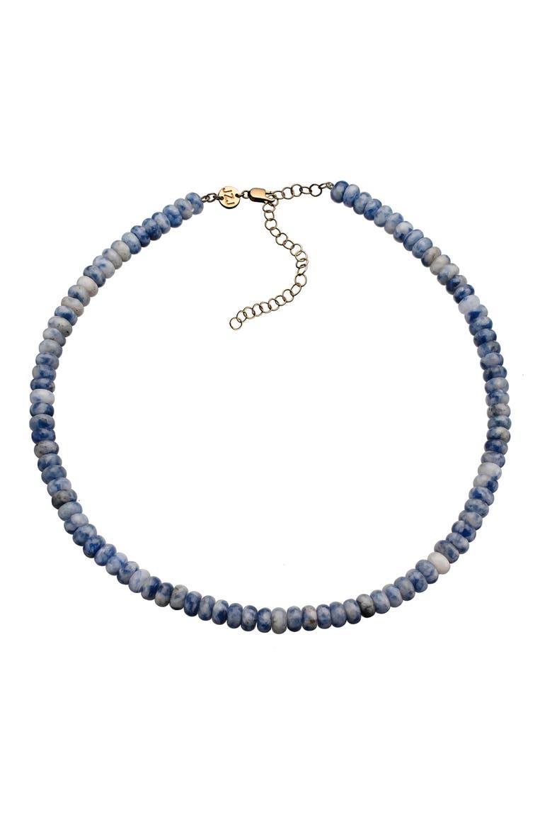 Brooks Bead Necklace, Main, color, YELLOW GOLD