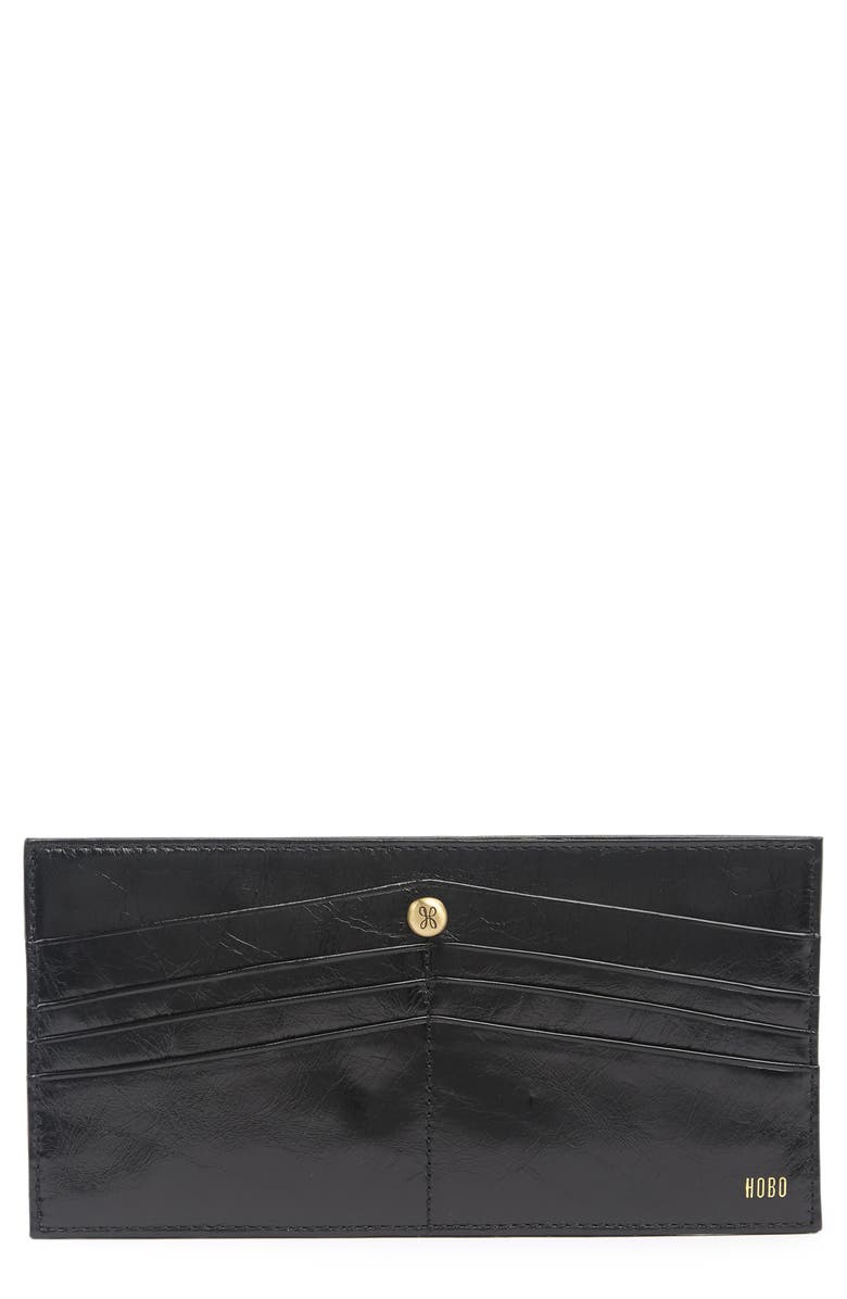 HOBO Peak Continental Leather Wallet, Main, color, 