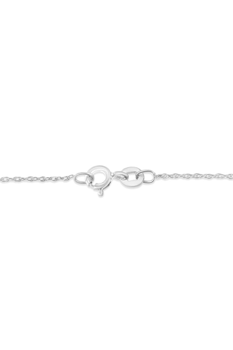 Silver 1/6 Cttw Diamond Miracle-Set Shared Prong Cross 18" Pendant Necklace, Alternate, color, White