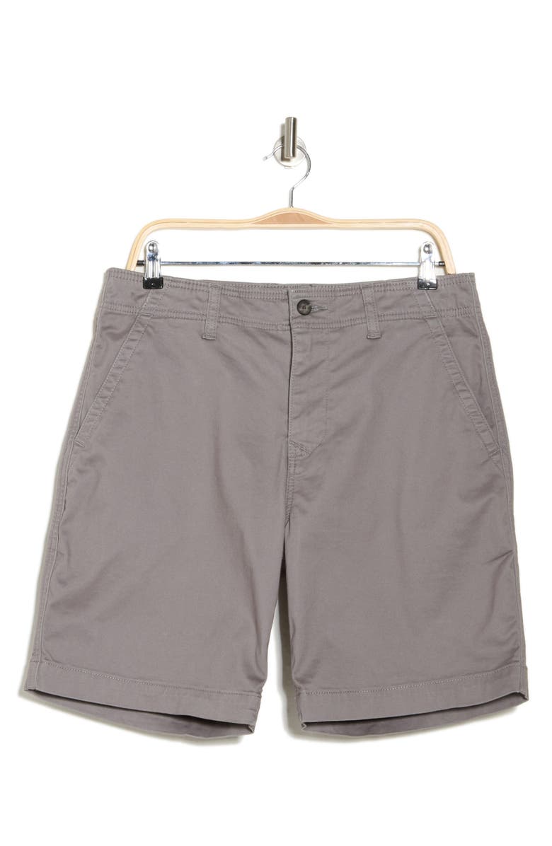 Lucky Brand Stretch Cotton Sateen Chino Shorts, Alternate, color, Rocky Cast
