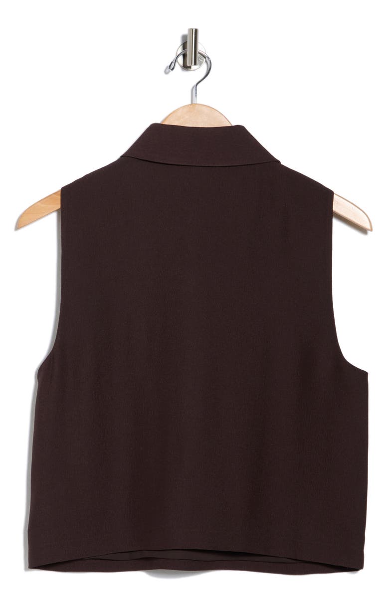 A.L.C. Blaine Sleeveless Top, Alternate, color, Chocolate Plum