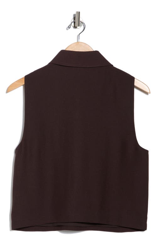 A.l.c Blaine Stud-embellished Polo Top In Brown