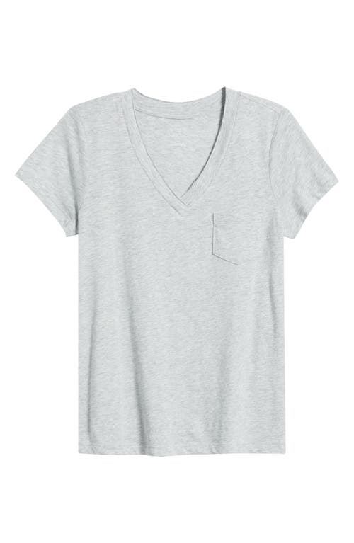 Caslonr Caslon(r) Cotton & Modal V-neck T-shirt In Grey Heather