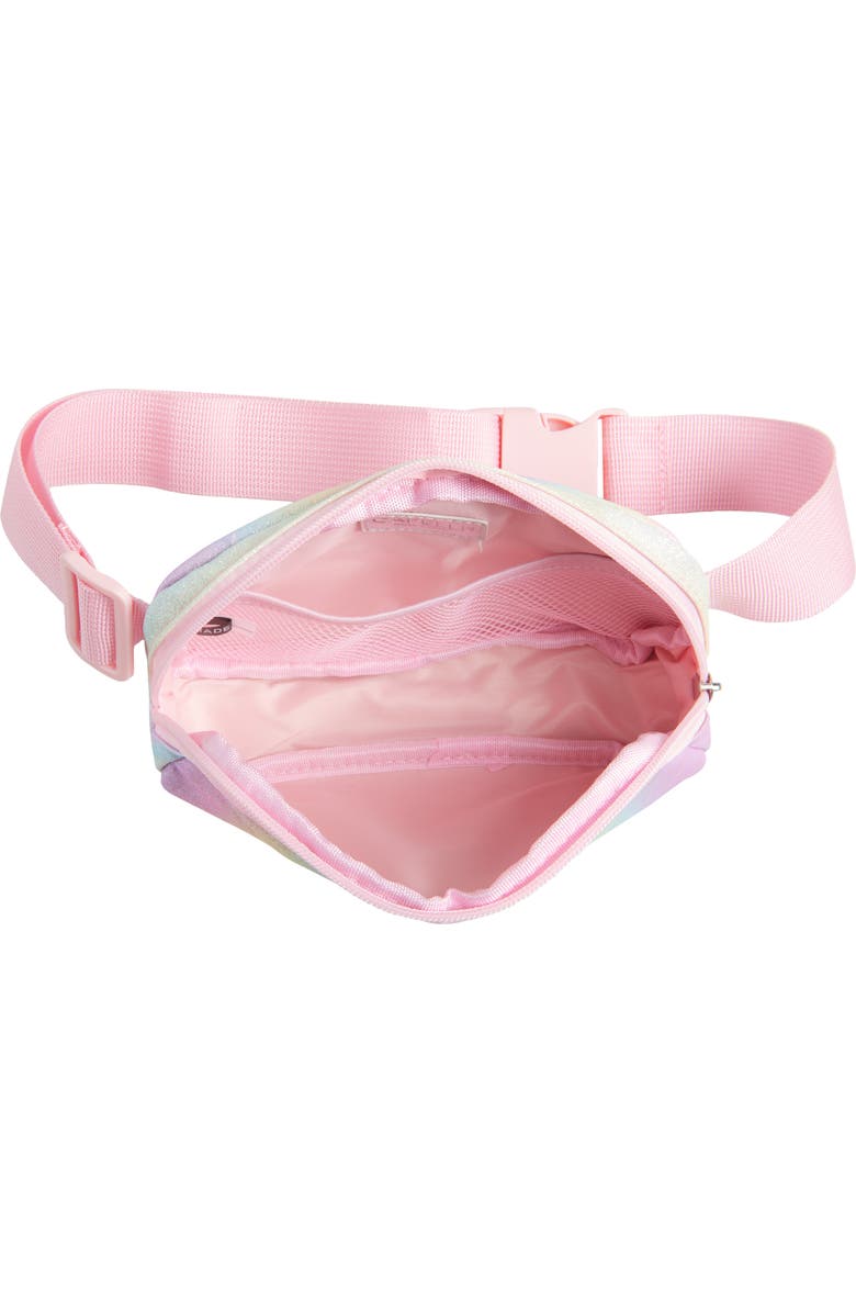 Capelli New York Kids' Ombrè Glitter Crossbody Bag, Alternate, color, Pink Pale Multi
