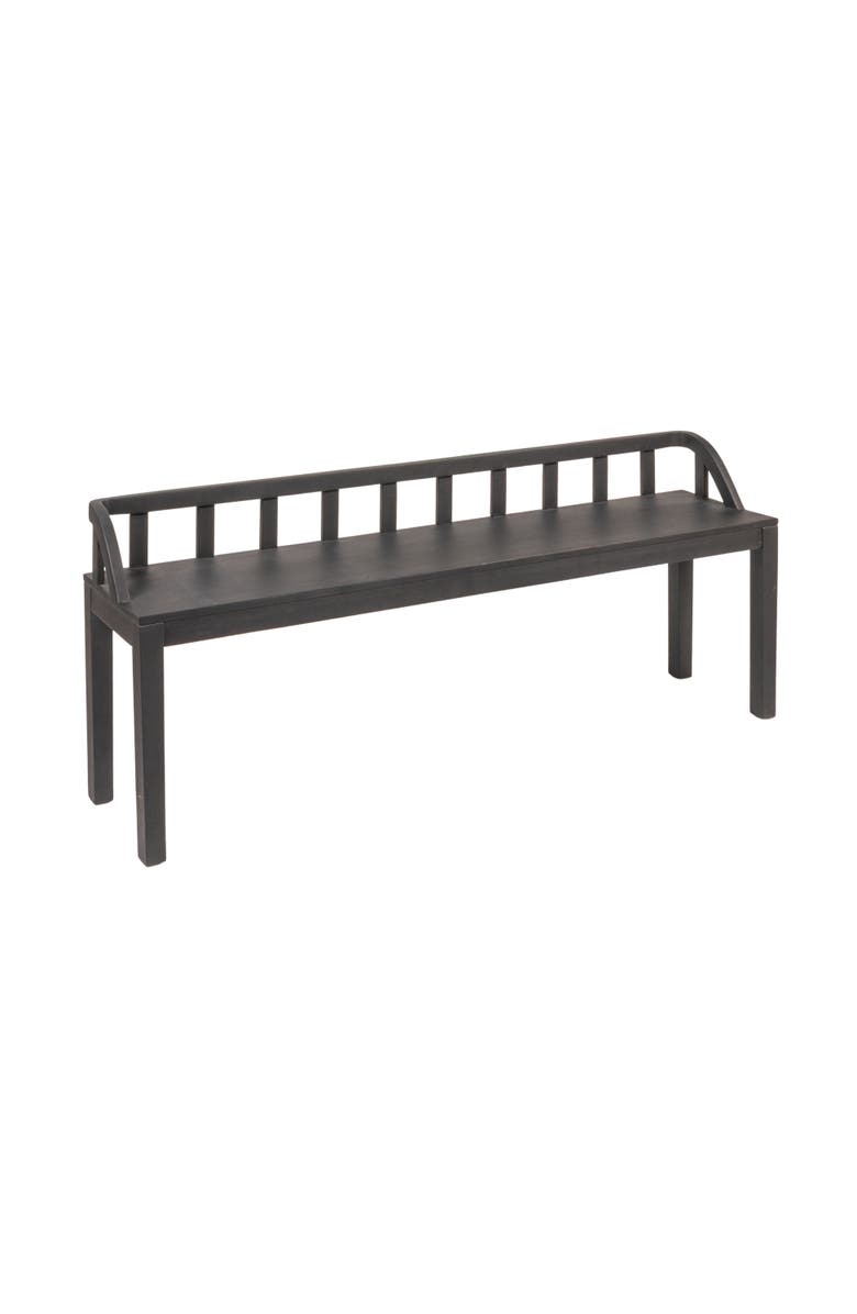 Olive Grove Slatted Back Bench, Main, color,