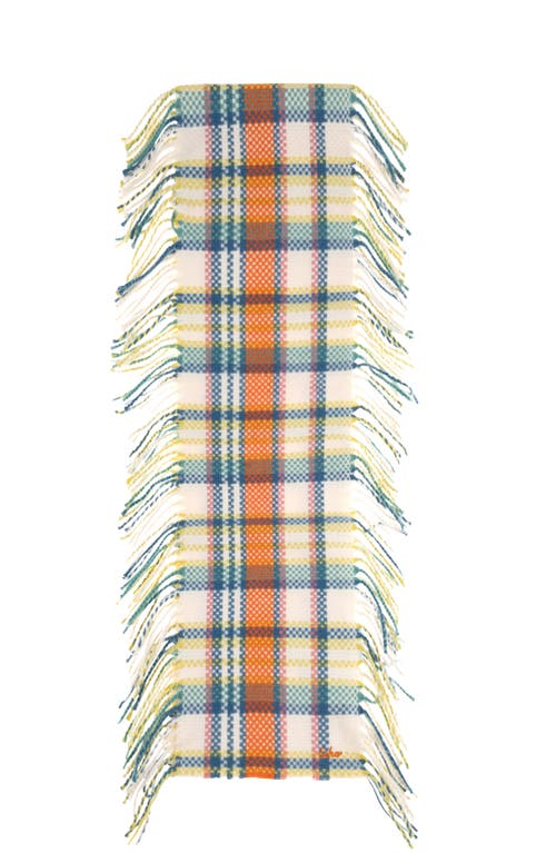 Echo Vintage Plaid Side Fringe In Brown