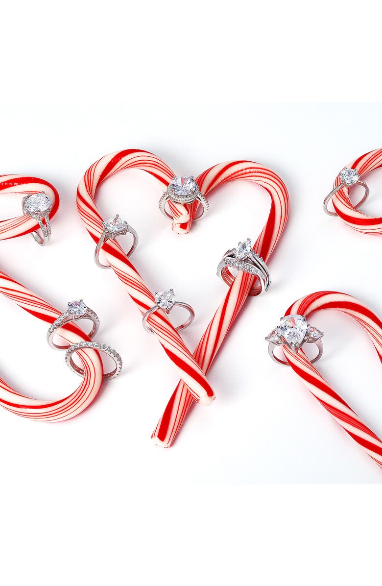 BLING JEWELRY CZ Solitaire Engagement Ring, Alternate, color,