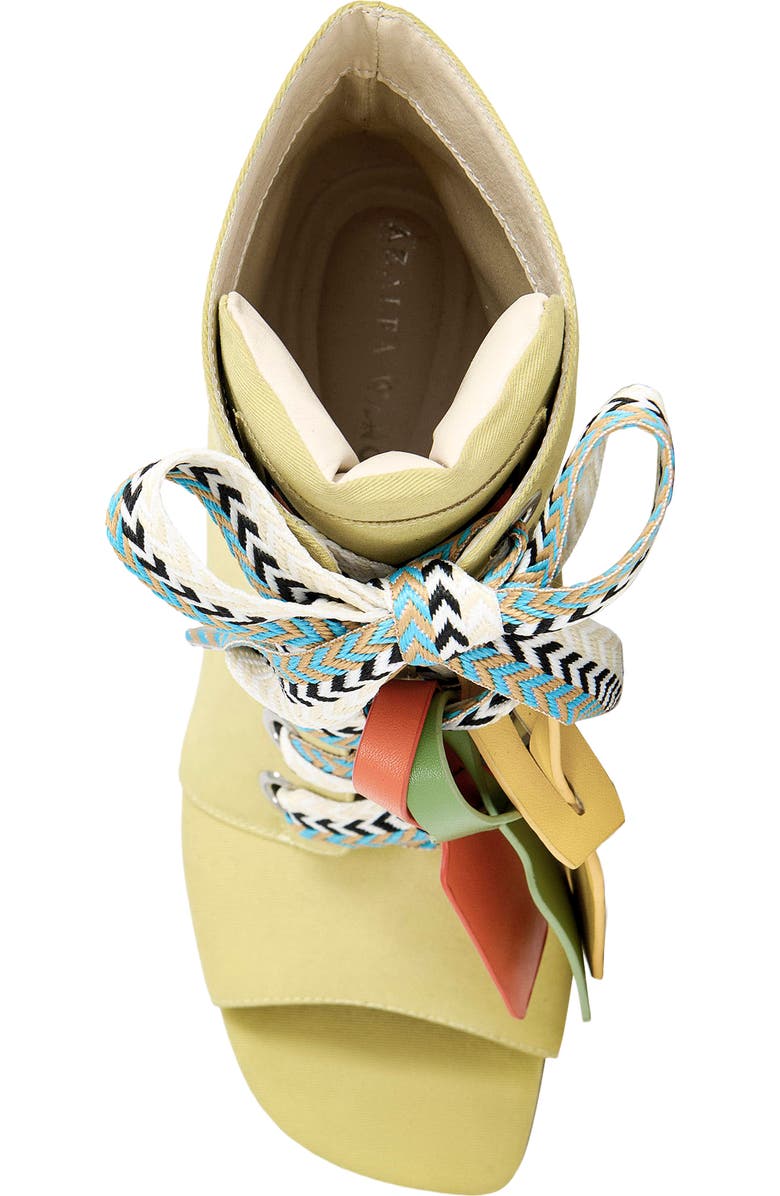 AZALEA WANG Rovea Open Toe Bootie, Alternate, color,