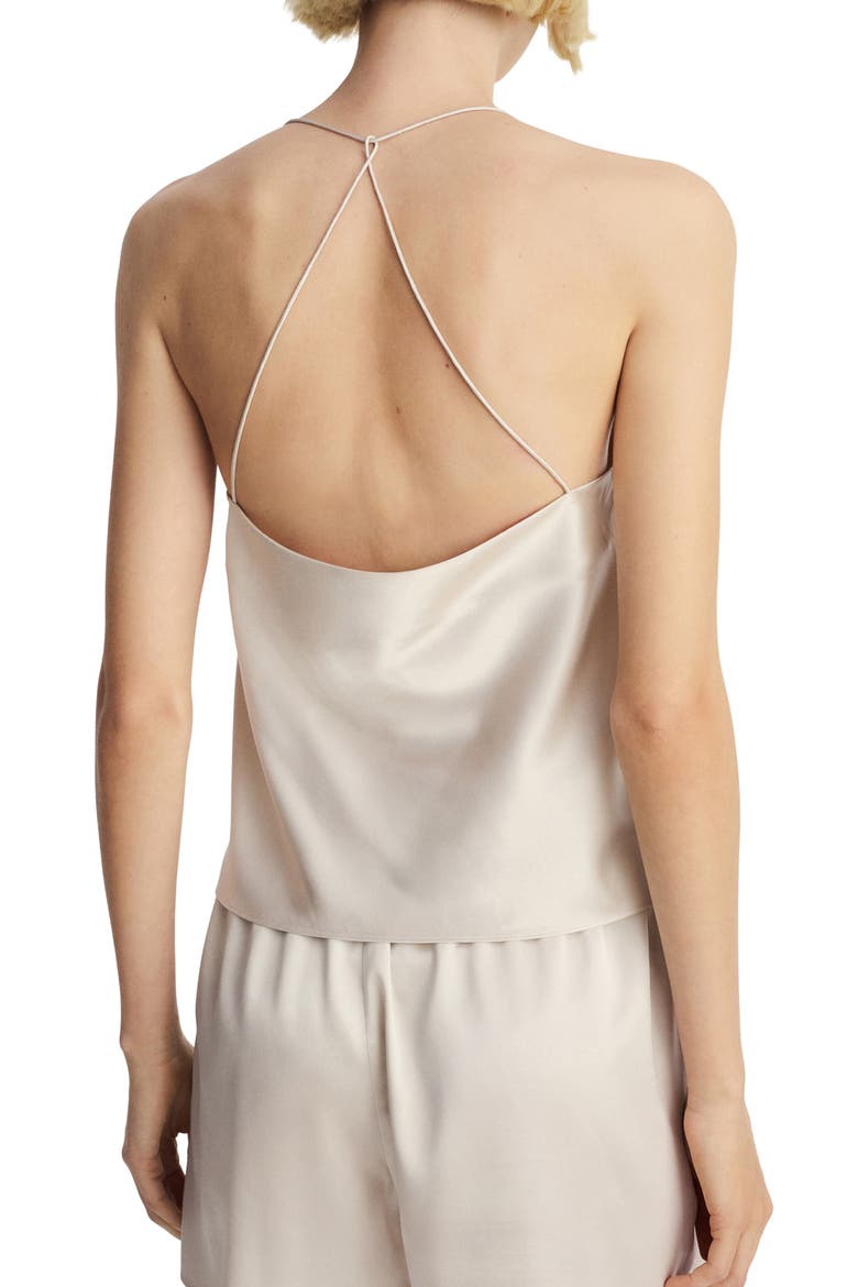 Stretch Silk Pajama Camisole, Alternate, color, LIGHT/ PASTEL GREY