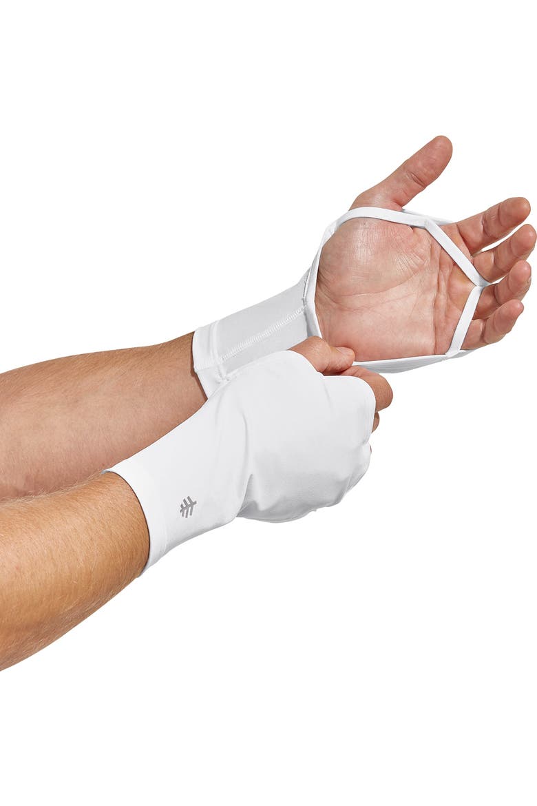 Tramo Performance UV Hand Cover, UPF 50+ Sun Protection, Alternate, color, White
