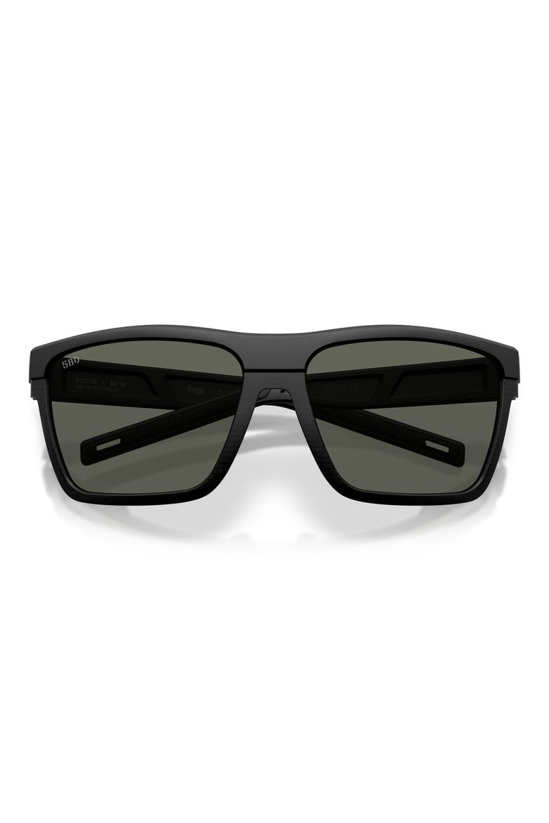 Pargo 61mm Polarized Square Sunglasses, Alternate, color, NETPLUS BLACK / GRAY