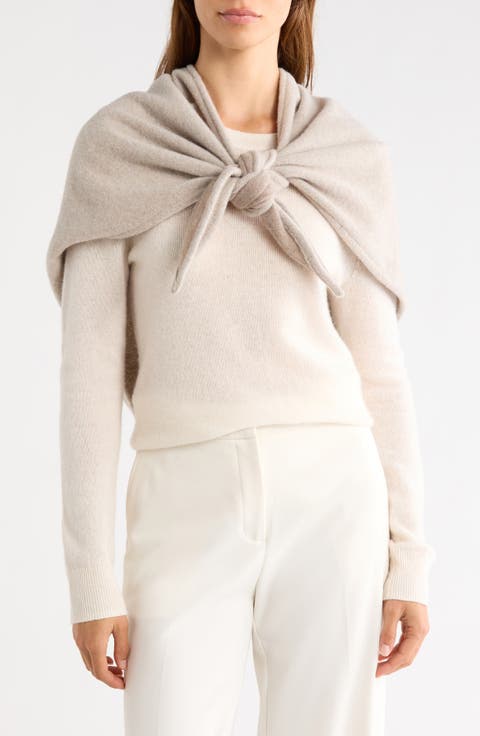 Kristie Reversible Wool Triangle Shawl