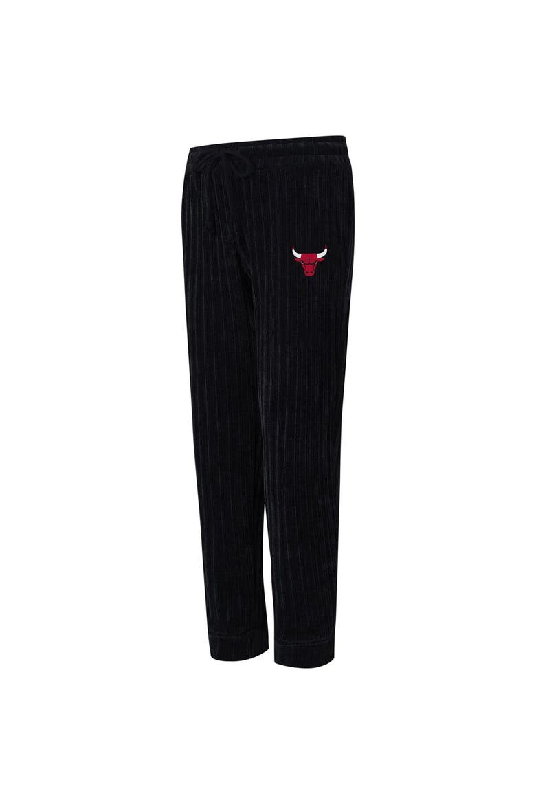 Women's College Concepts Black Chicago Bulls Linger Pants, Alternate, color, Black