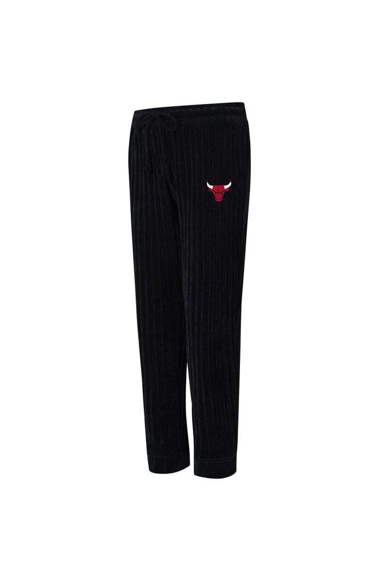 College Concepts Women's College Concepts Black Chicago Bulls Linger Pants, Alternate, color, Black