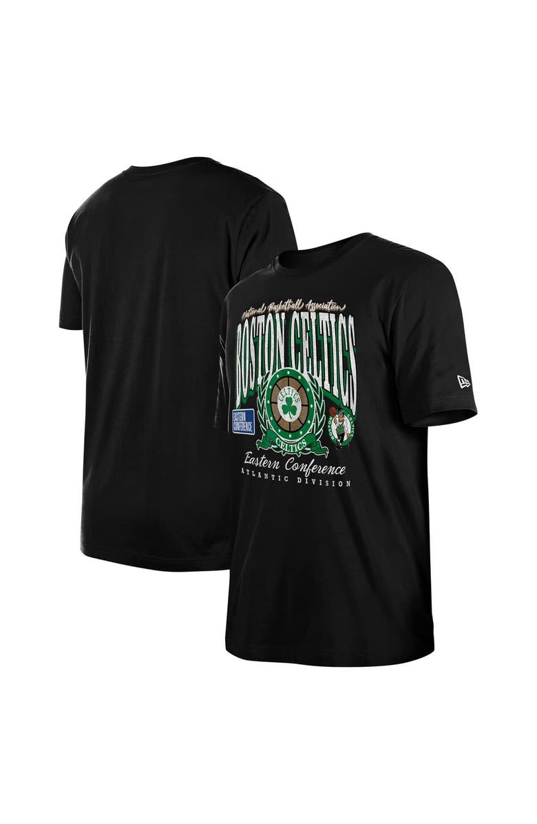 New Era Unisex New Era  Black Boston Celtics Oversized Essentials Boxy T-Shirt, Alternate, color, Black