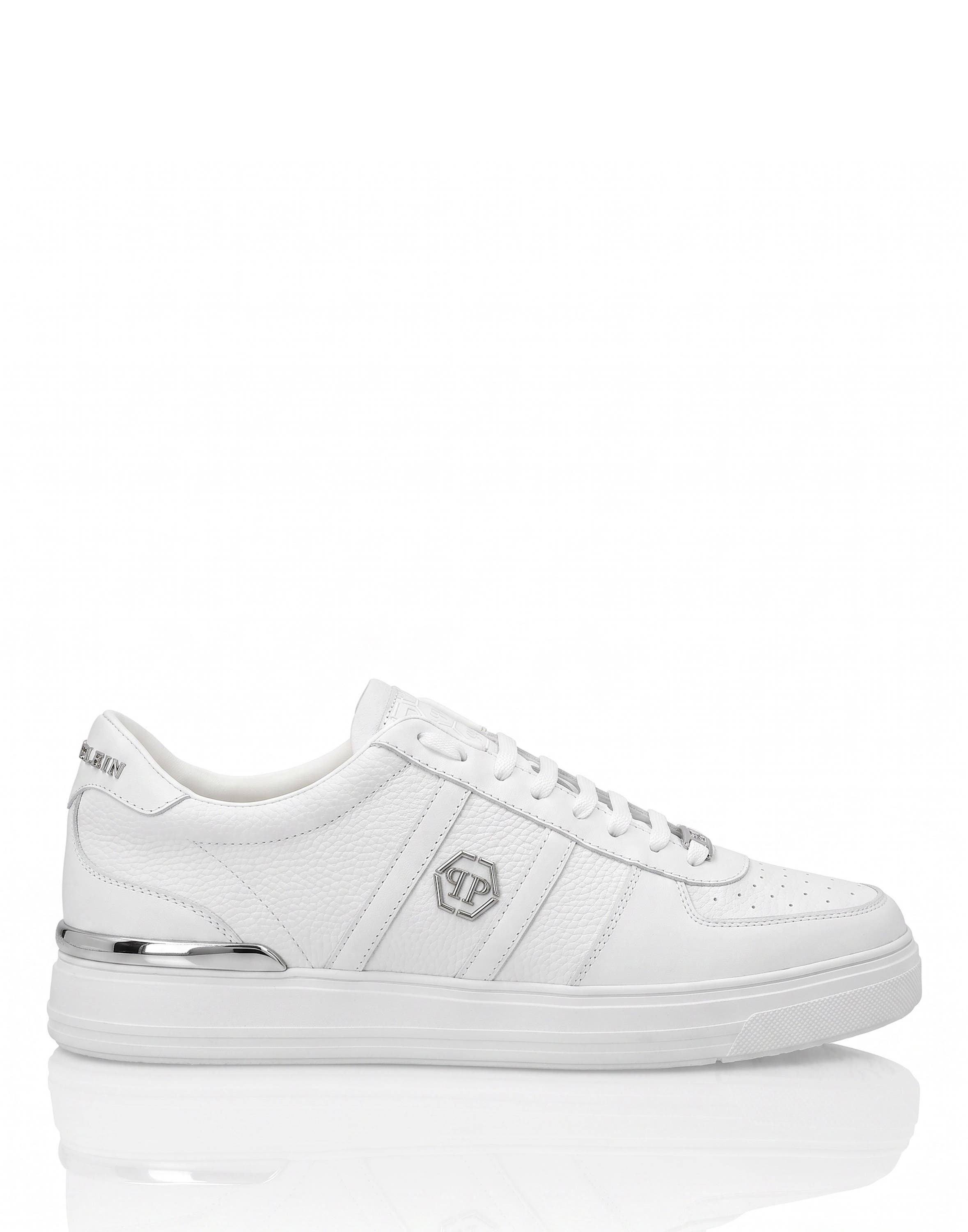 Low-Top Sneakers Mix Color Unisex, Alternate, color, white