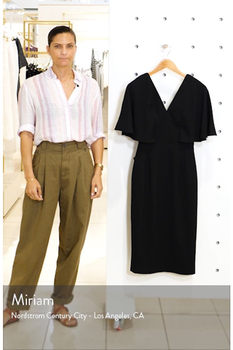 Louisa Butterfly Sleeve Cocktail Dress video