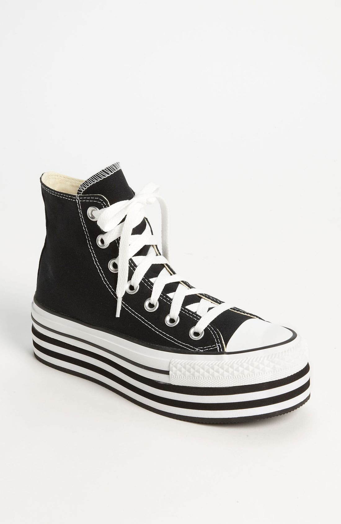 Chuck Taylor® Platform Hi Sneaker, Main, color, BLACK/ WHITE