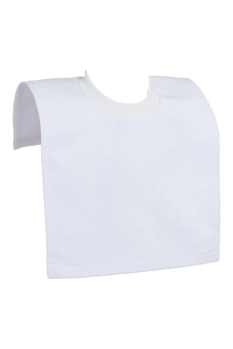 Deluxe Terry Pullover Bibs - Set of 10, Alternate, color, White