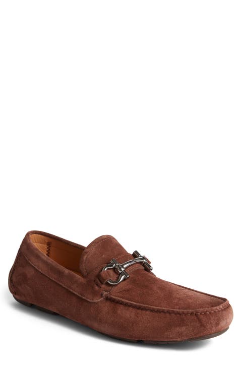 Ferragamo♪SALE♪0760648 Moccasin with Gancini reversible ornament - Men | Ferragamo