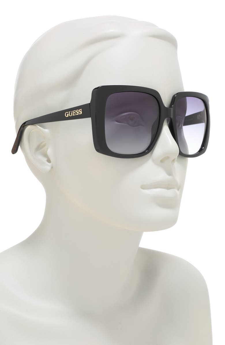 GUESS 57mm Square Sunglasses, Alternate, color,