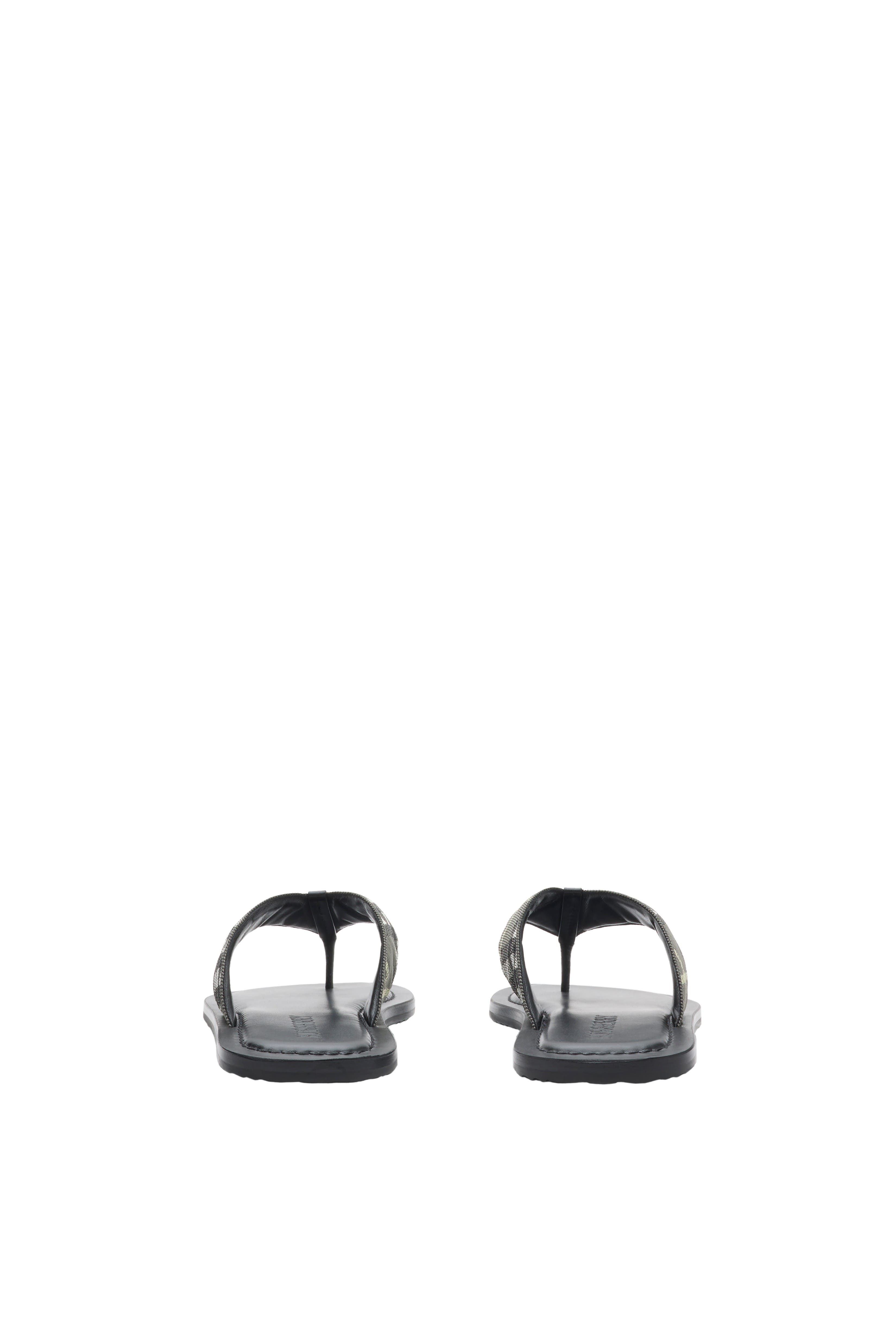 Burberry Check Pavilion Sandals, Alternate, color, Thicket Green