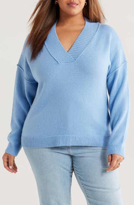 Treasure & Bond Slouchy V-Neck Sweater