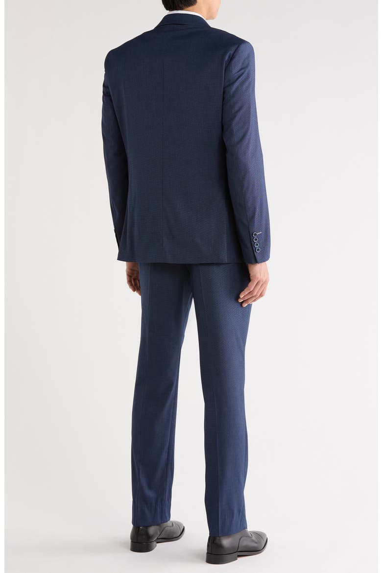 Classic Fit Birdseye Suit, Alternate, color, BLUE