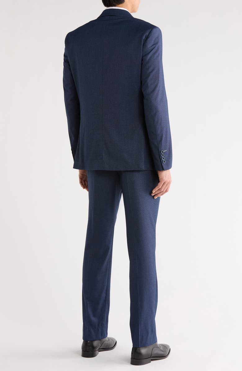 Scotch & Soda Classic Fit Birdseye Suit, Alternate, color, Blue