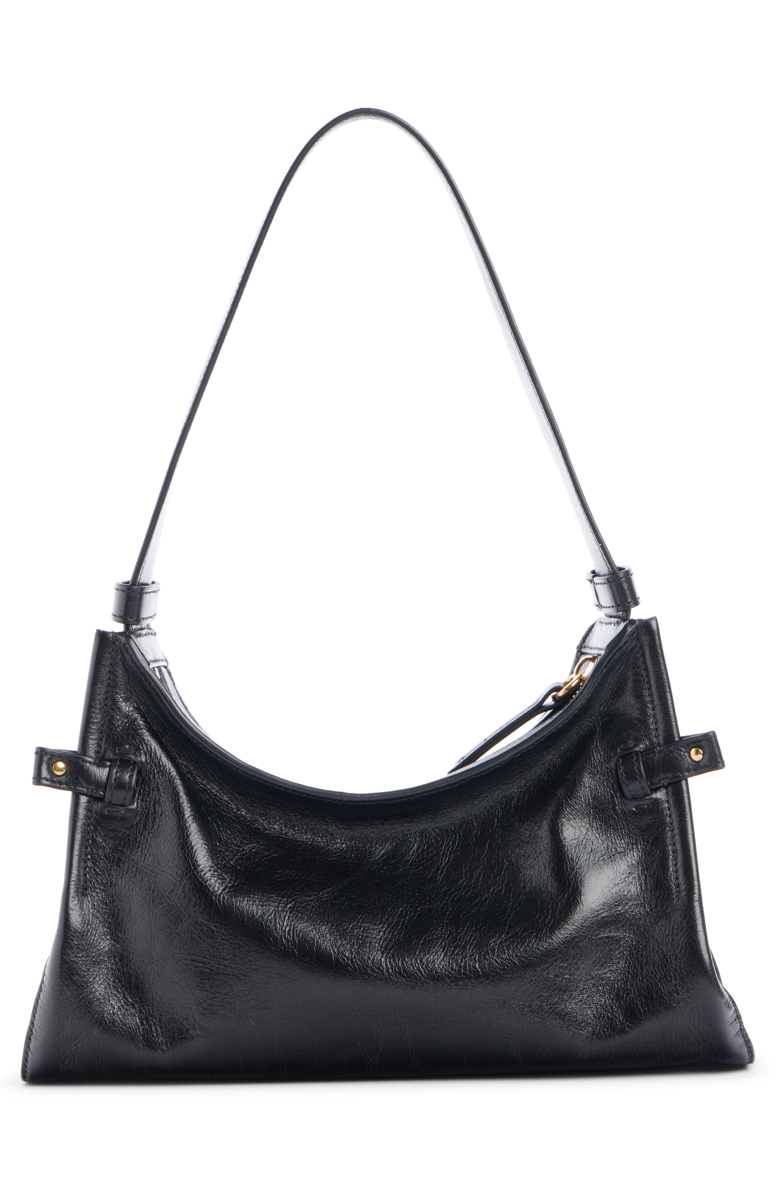 Chloé Charms Leather Hobo Bag, Alternate, color, 