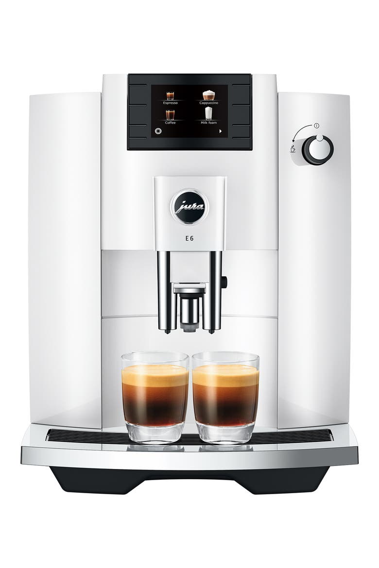 E6 Automatic Coffee Machine, Main, color, WHITE